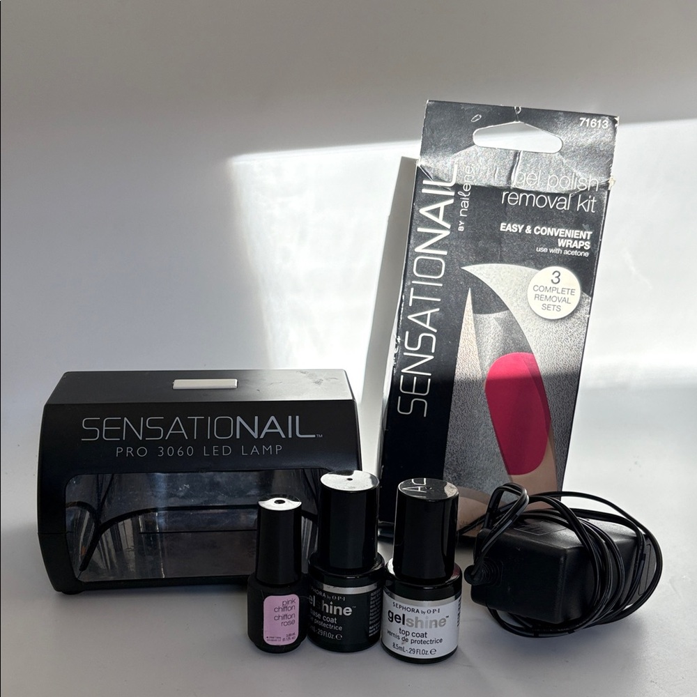 Sensationail Pro 3060 LED lamp w/ Gel Polish removal kit